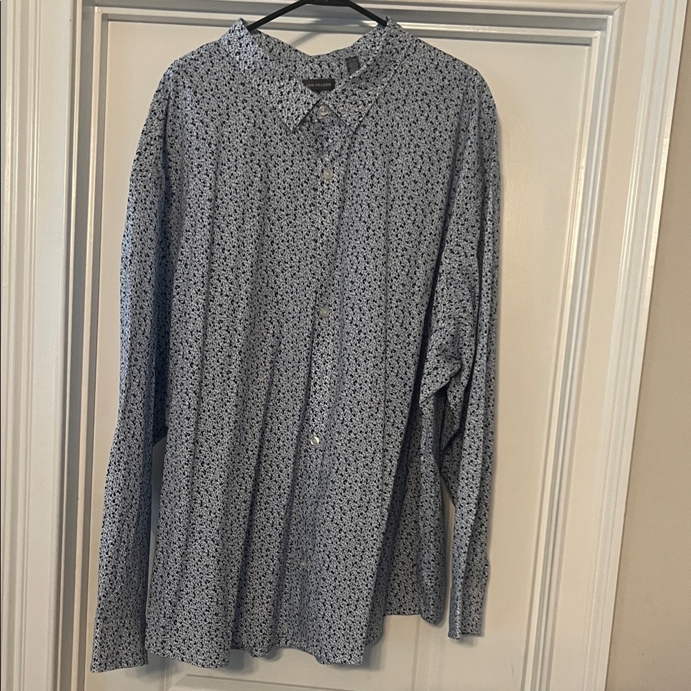 Van Heusen Black and White Casual Shirt